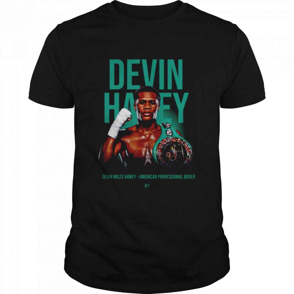 No 1 Devin Haney Boxing shirt Classic Men's T-shirt