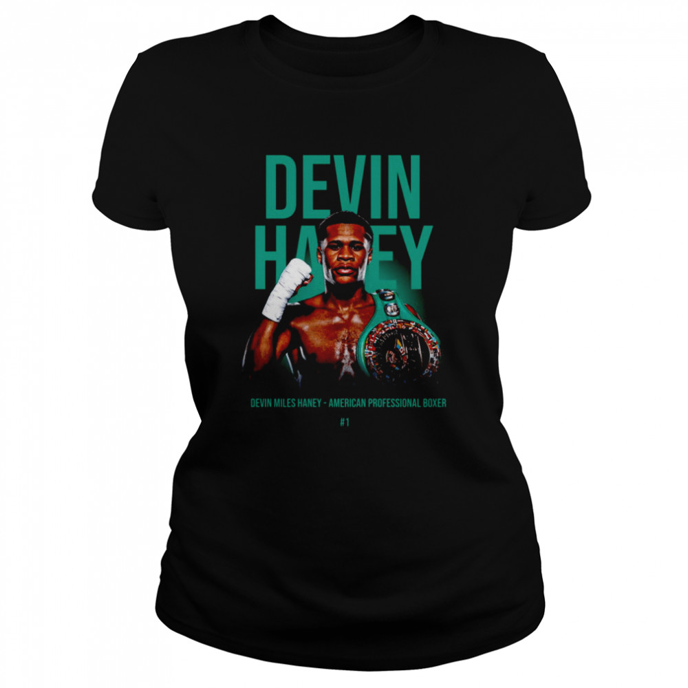 No 1 Devin Haney Boxing shirt Classic Women's T-shirt