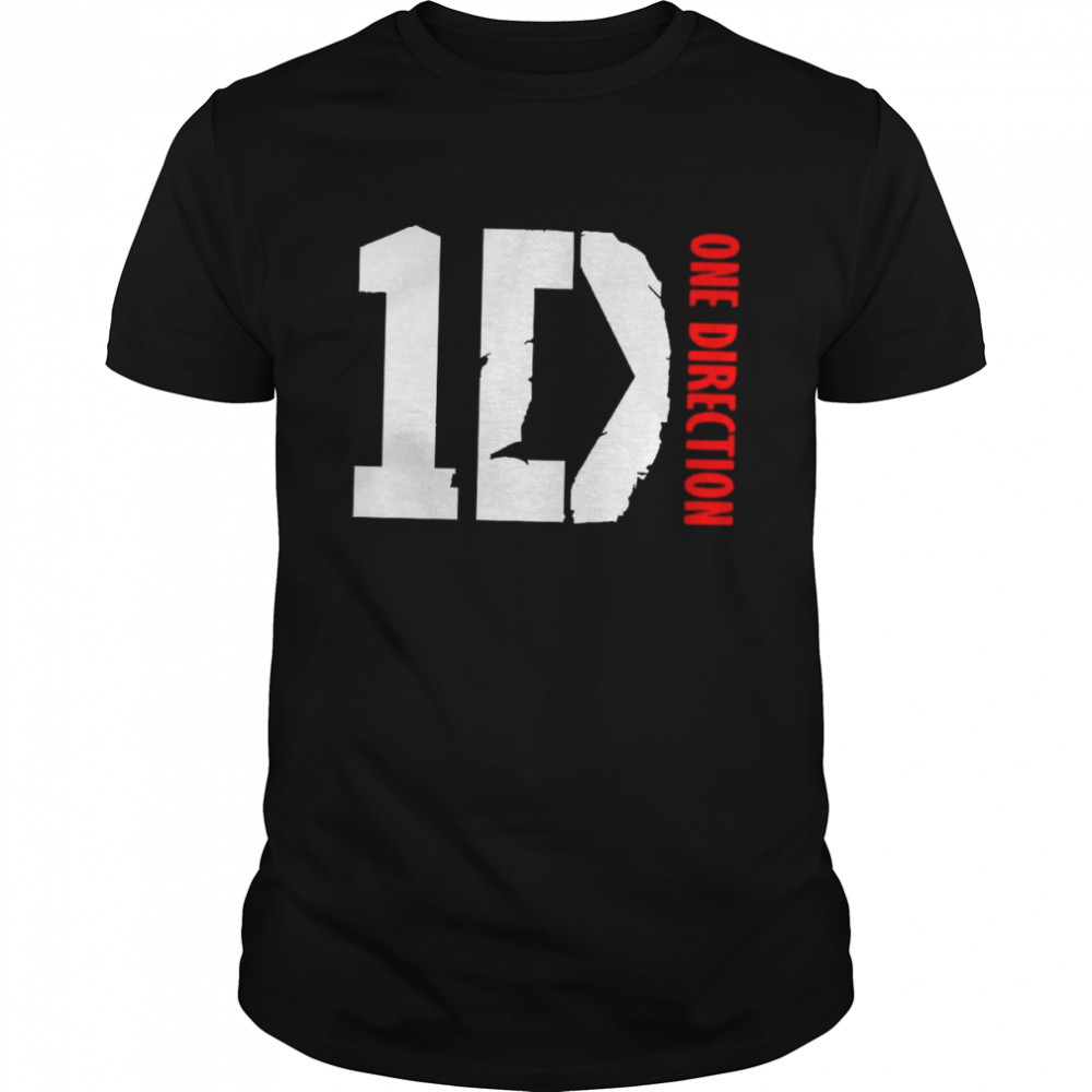 One Direction White And Red shirt Classic Men's T-shirt