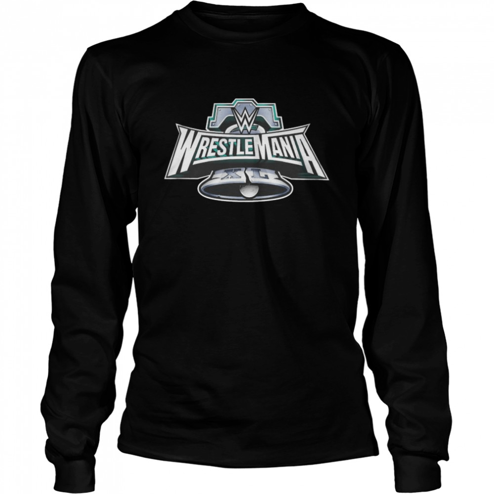 wrestlemania xl logo shirt long sleeved t shirt
