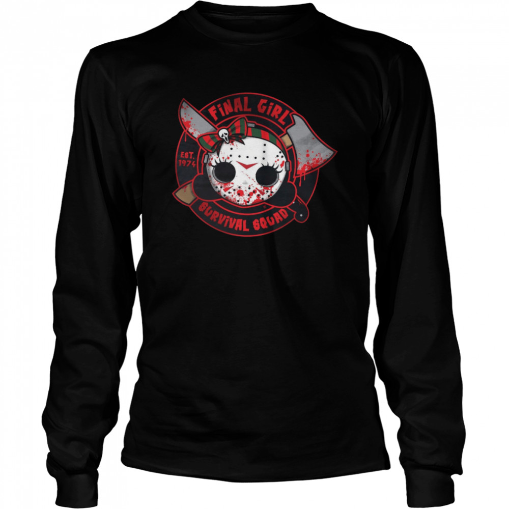 Final Girl Survival Club shirt Long Sleeved T-shirt