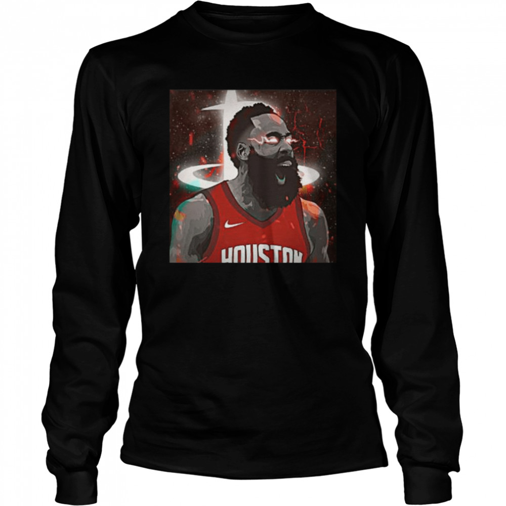 James harden houston rockets 2022 shirt Long Sleeved T-shirt