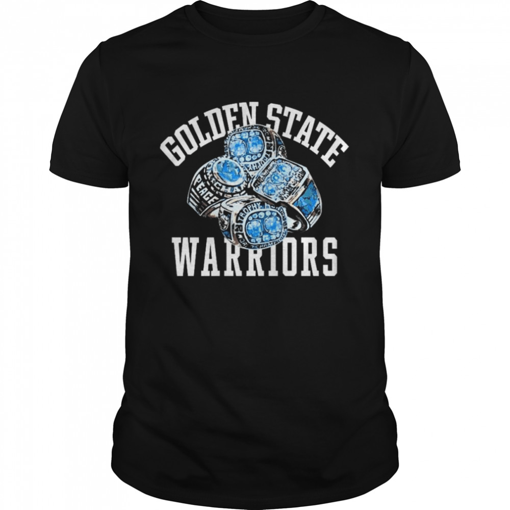 The trophy hunting x warriors collab 4 ring shirt