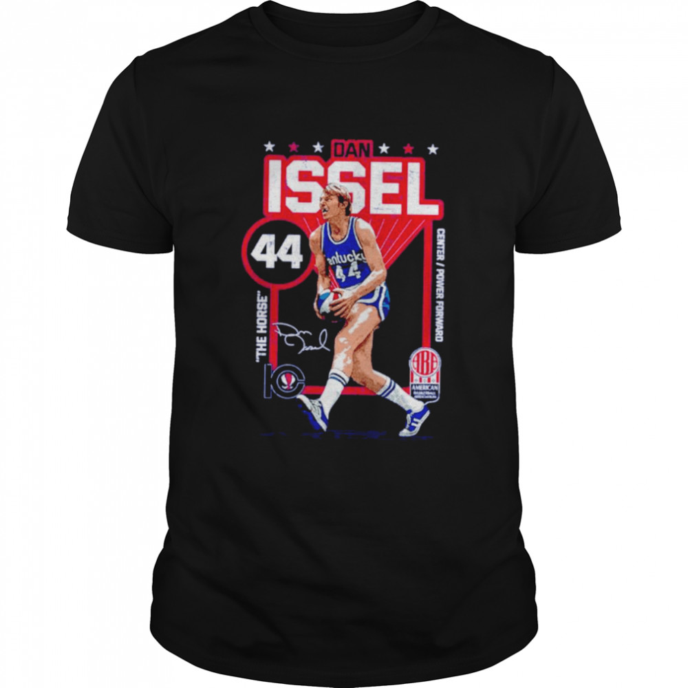 Dan Issel the horse center ABA action player shirt