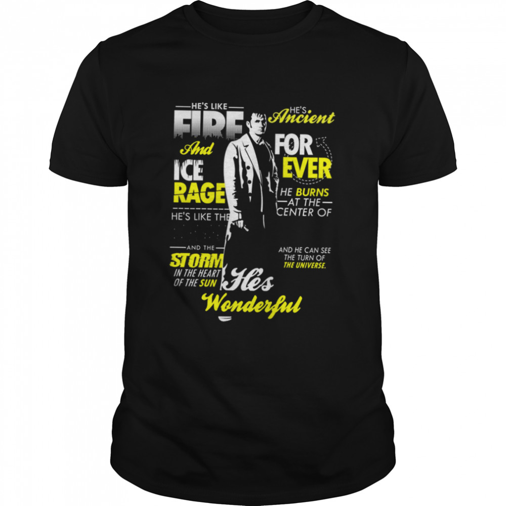 Fire And Ice And Rage Matt Smith shirt