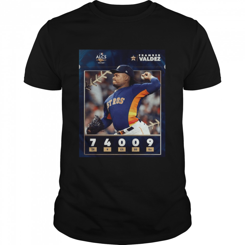 Framber Valdez Houston Astros 2022 ALCS shirt