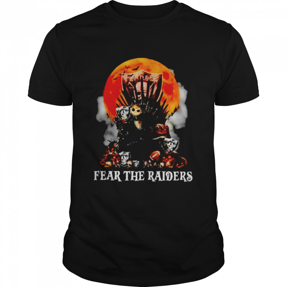 Jack Skellington fear the Raiders T-shirt