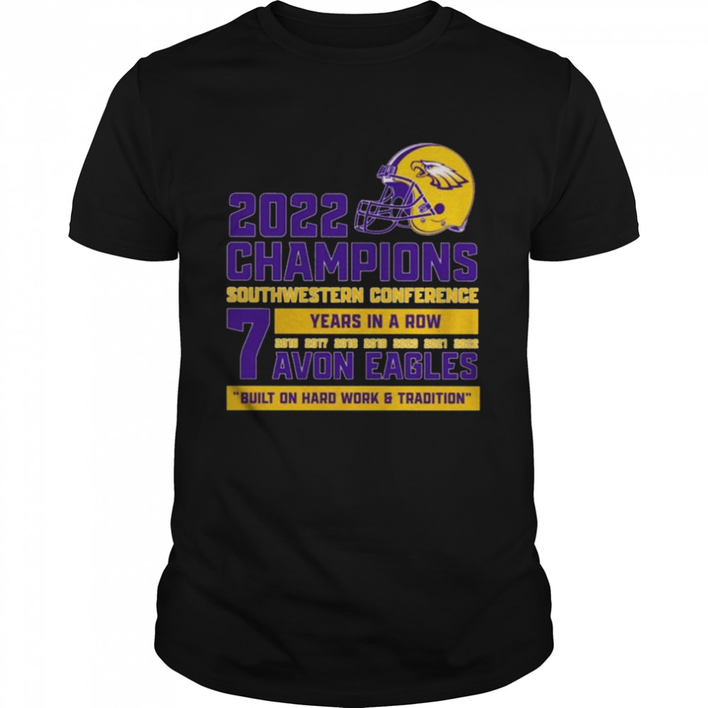 Coach Elder 2022 Champions Avon Eagles shirt