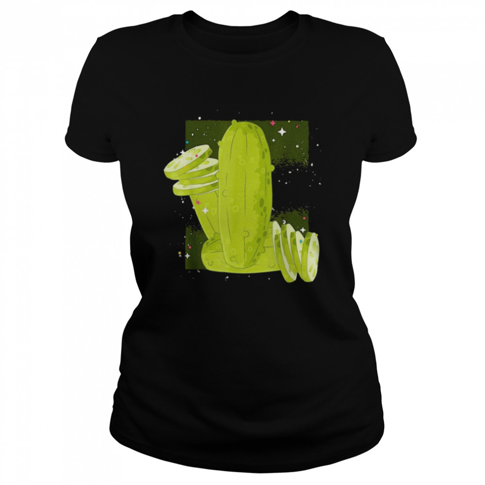 cucumber lover vegetable pickle shirt classic womens t shirt