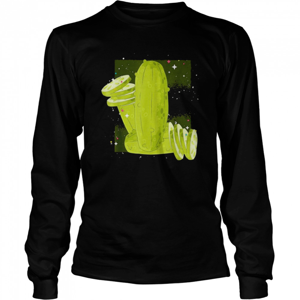 Cucumber lover vegetable pickle shirt Long Sleeved T-shirt