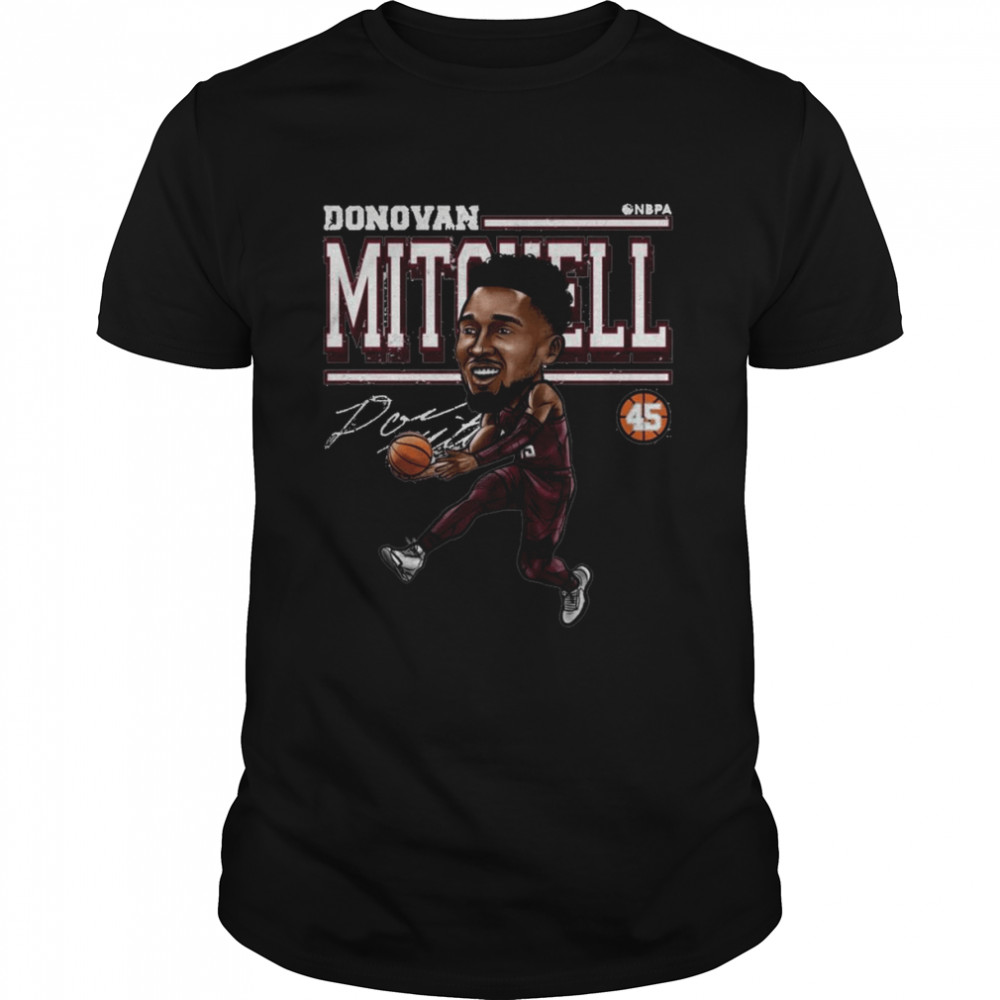 Donovan Mitchell Cleveland Cartoon Signature Shirt