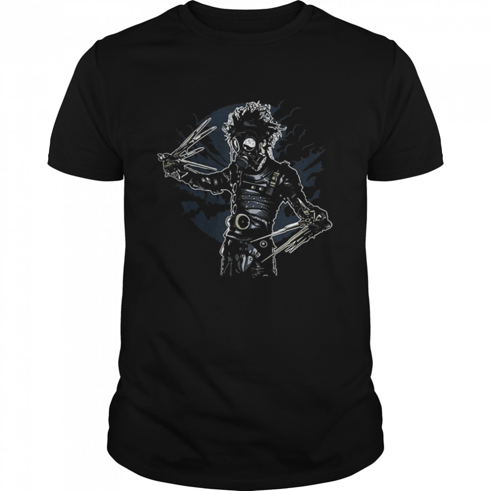 Edward Scissorhands With Gas Mask shirt