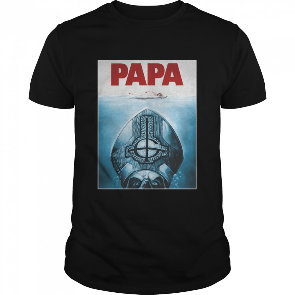 Ghost Papa Jaws shirt