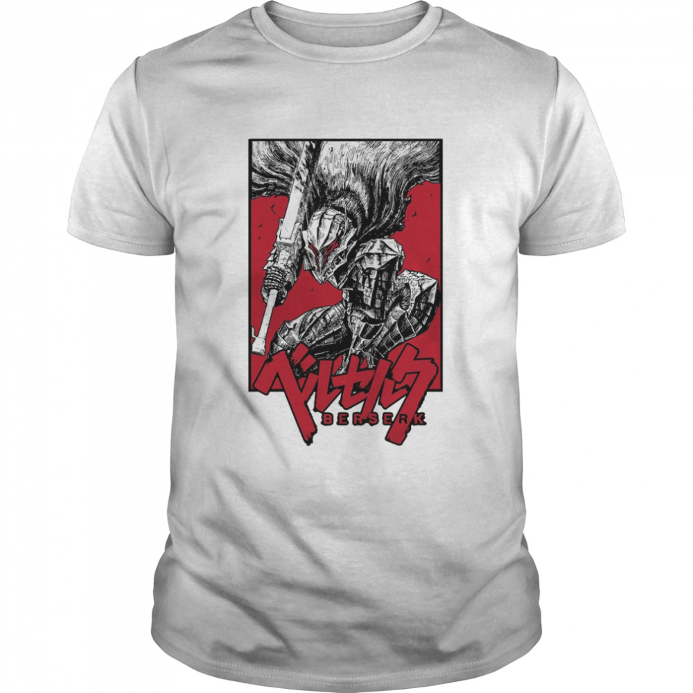 Japanese Manga Series Guts Berserk Skull Knight shirt