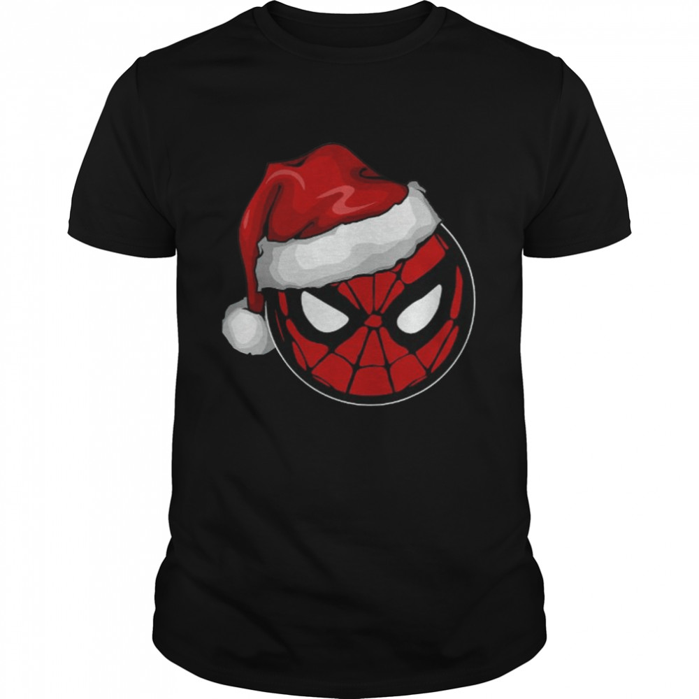 Marvel Christmas Spider-Man Santa Hat T- Classic Men's T-shirt