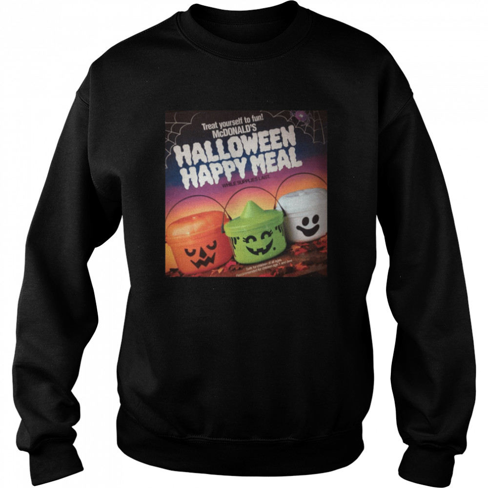 Mcdonald’s Halloween Pail Treat Yourself To Fun shirt Unisex Sweatshirt