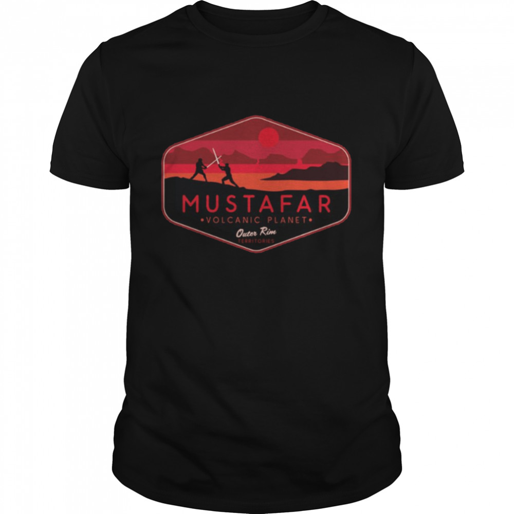 Mustafar Volcanic Planet National Park Magnet Star Wars shirt Classic Men's T-shirt