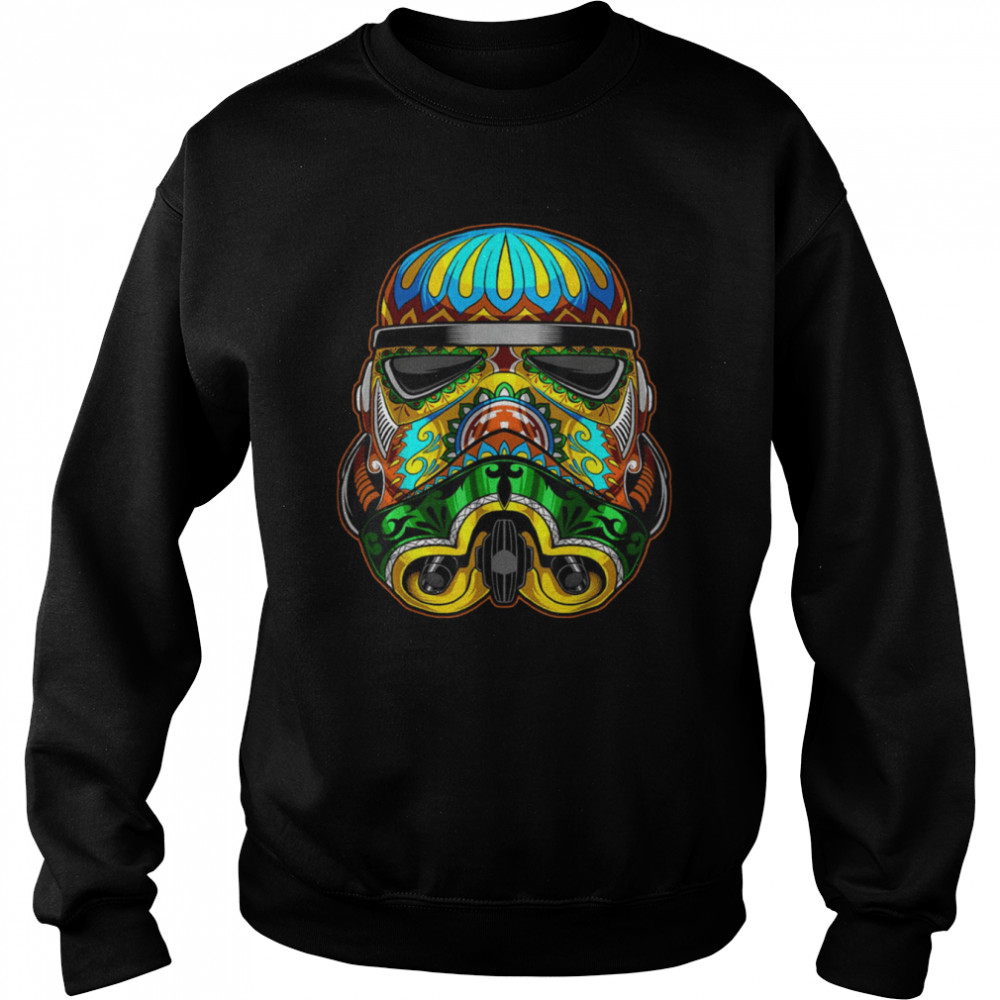 ornate sugar skull star wars stormtrooper shirt unisex sweatshirt