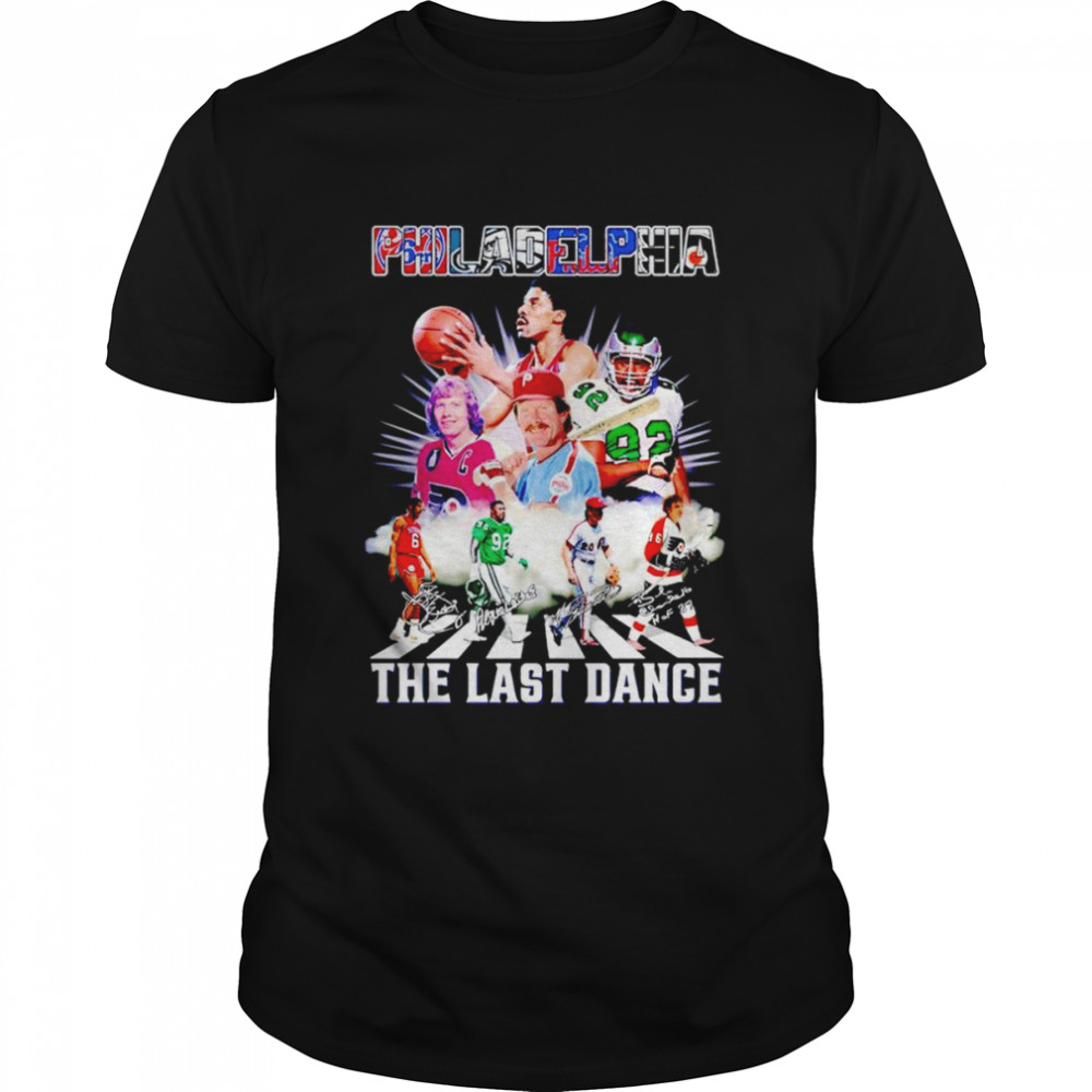 Philadelphia the last dance signatures shirt Classic Men's T-shirt