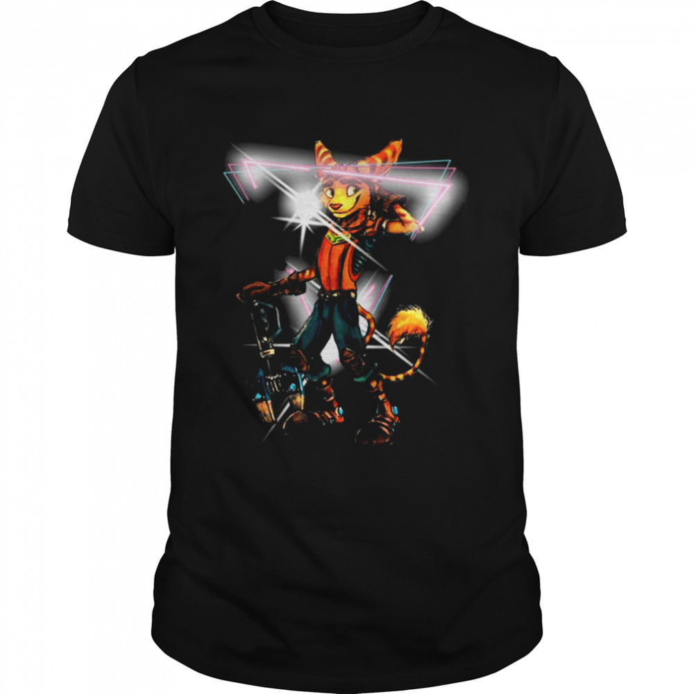 Ratchet Art Character Design Kids Star shirt Classic Men's T-shirt