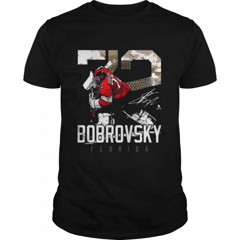 Sergei Bobrovsky Florida Landmark signature shirt Classic Men's T-shirt