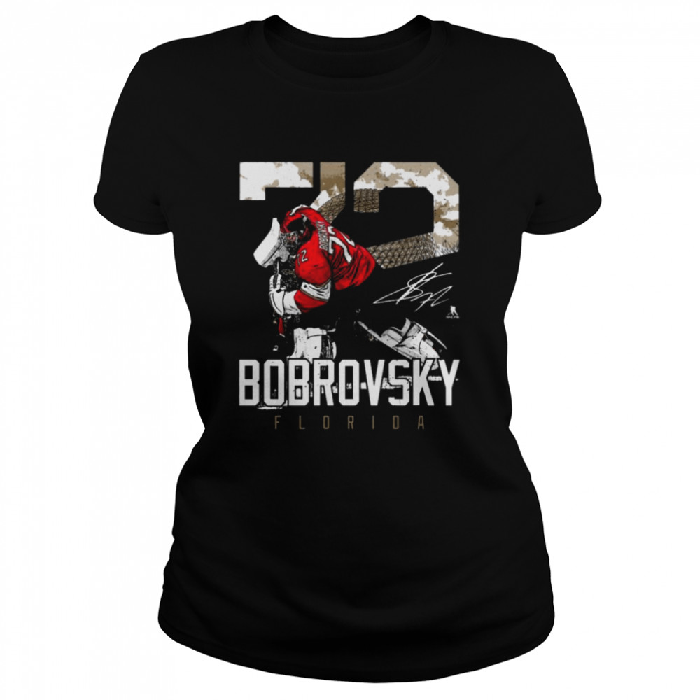 Sergei Bobrovsky Florida Landmark signature shirt Classic Women's T-shirt
