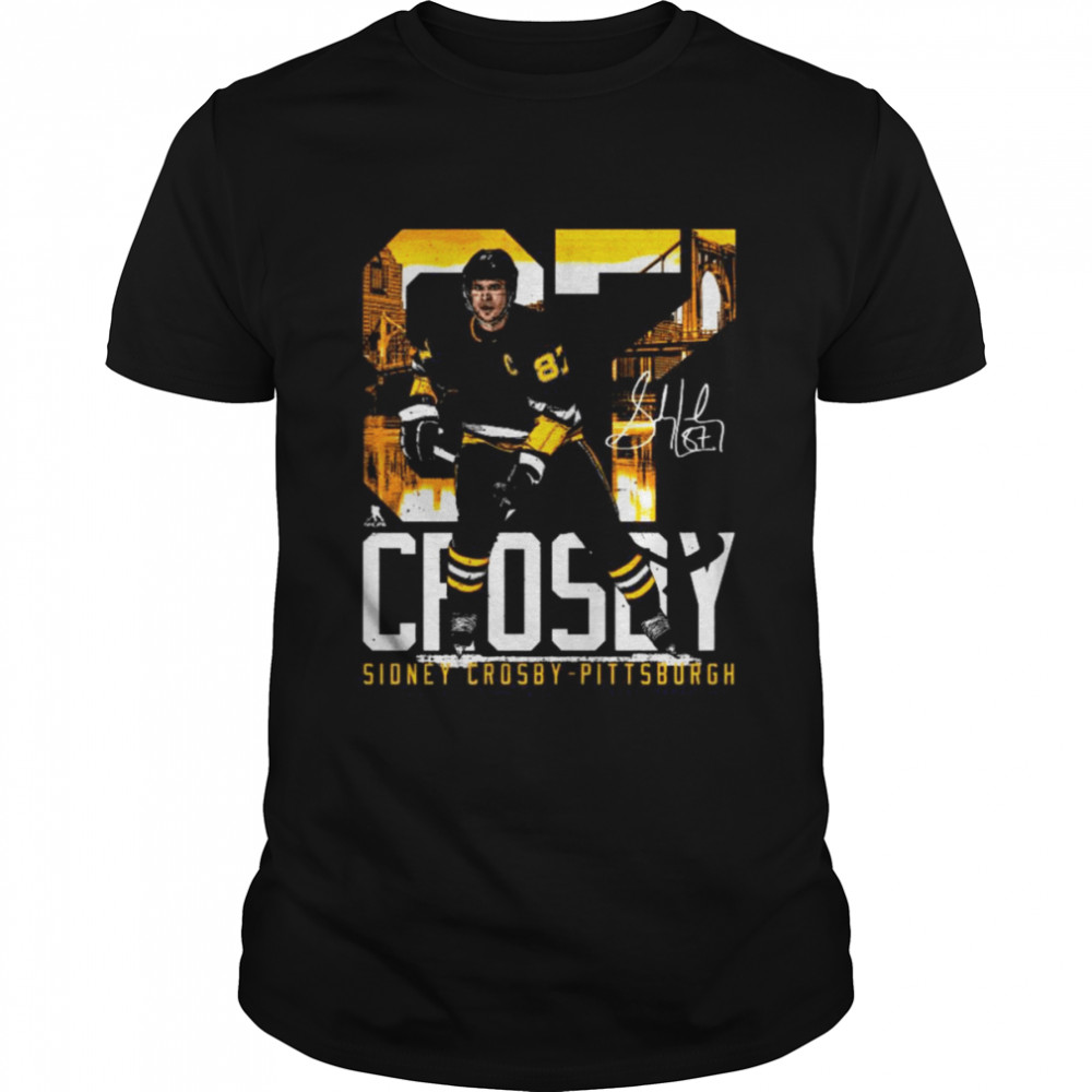 Sidney Crosby Pittsburgh Landmark signature shirt Classic Men's T-shirt