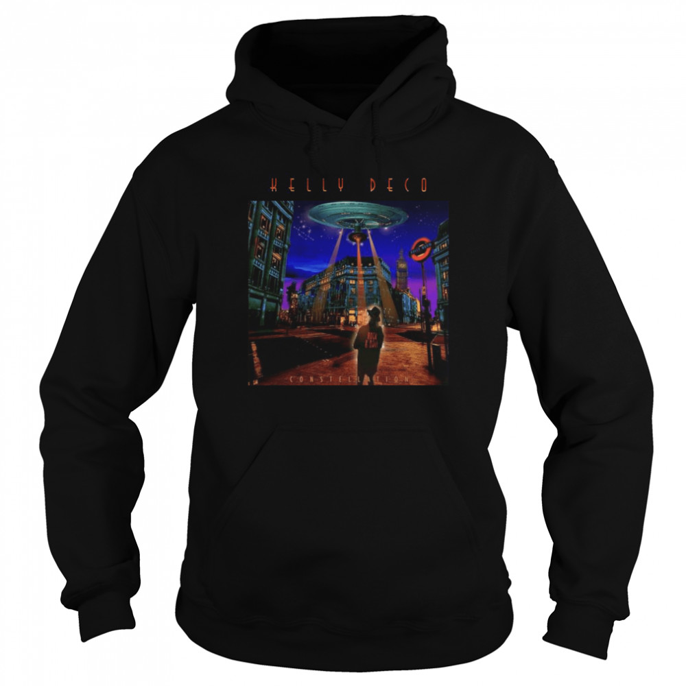 singled out the kelly deco constellation bands automat girl unisex hoodie