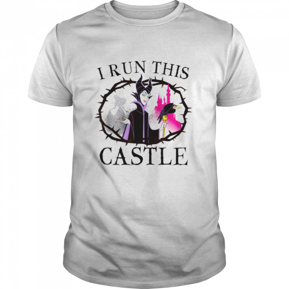 Sleeping Beauty Maleficent Runs This Castle Graphic Nap Queen shirt