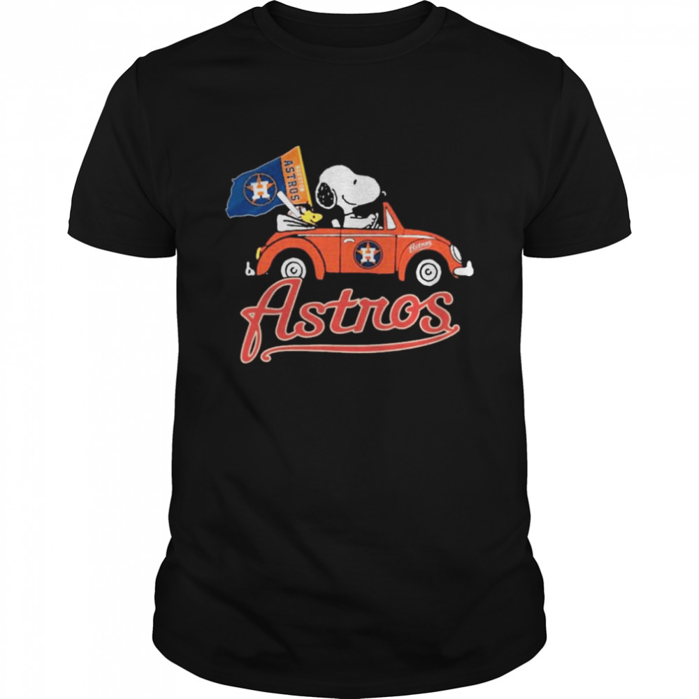 Snoopy And World Stocks Houston Astros Champions shirt Classic Men's T-shirt