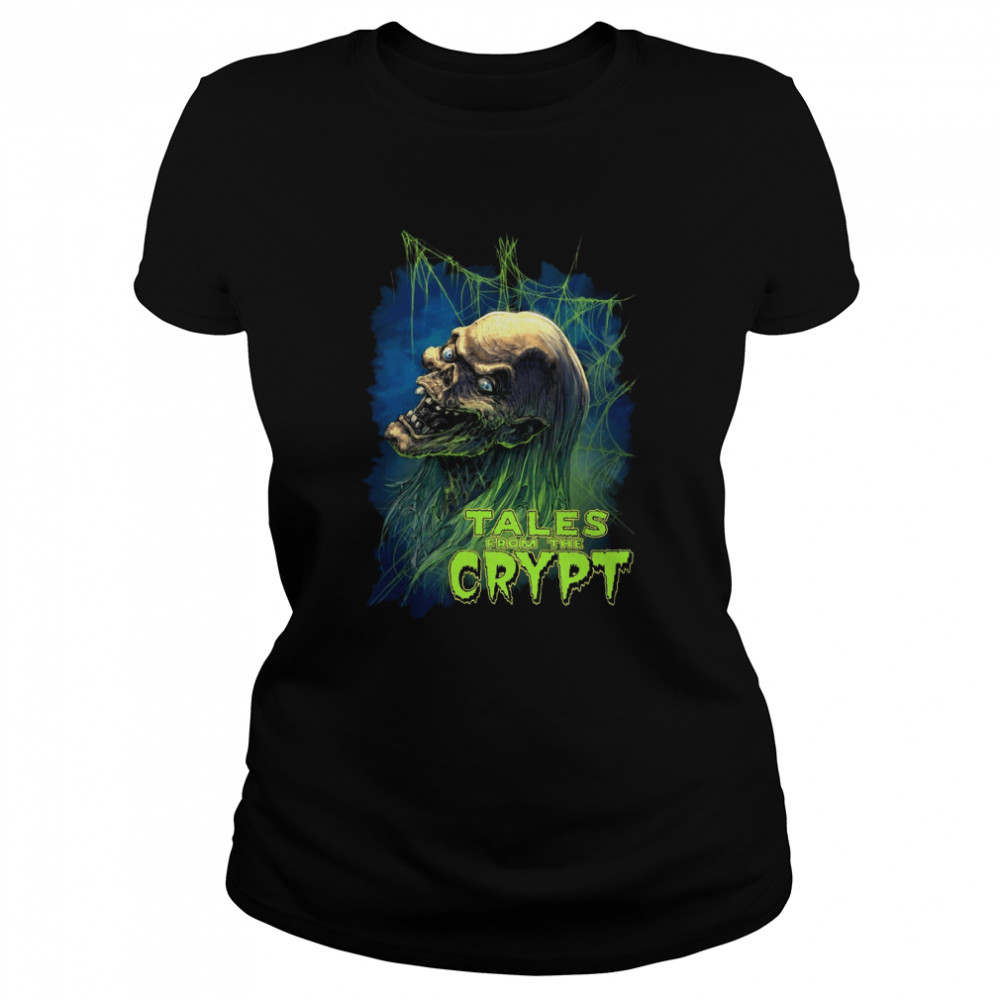 tales from the crypt art shirt classic womens t shirt