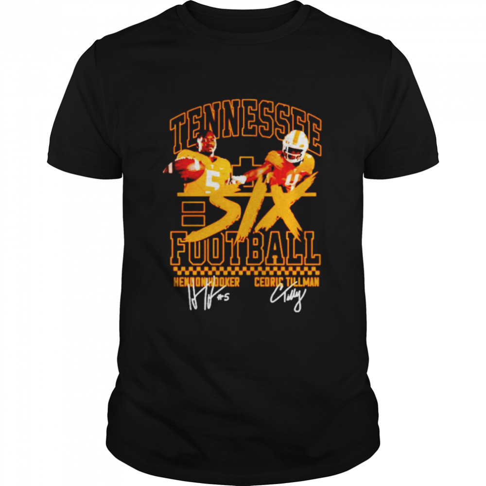 Tennessee Hendon Hooker and Cedric Tillman signature shirt Classic Men's T-shirt