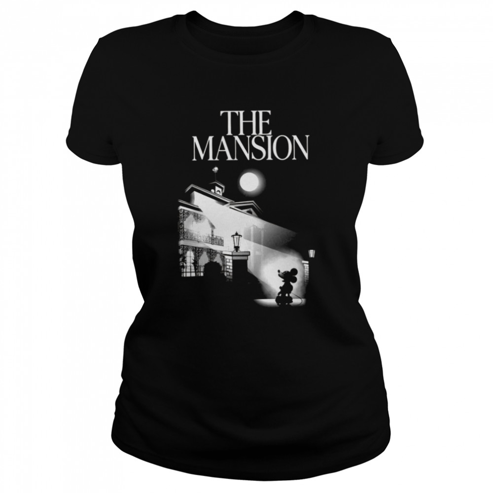 the mansion mickey mouse mickey mouse mickey holiday disney shirt classic womens t shirt