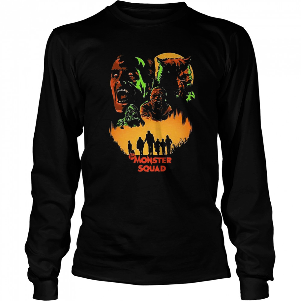 the monster squad horror poster shirt long sleeved t shirt