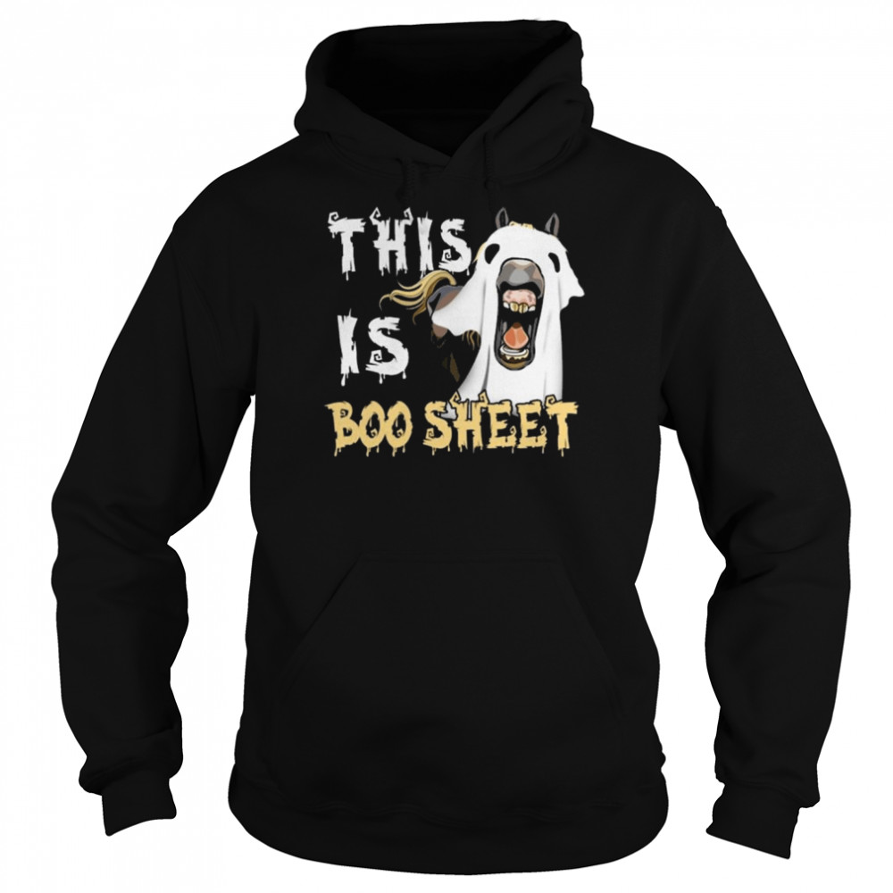 This Is Boo Sheet Horse Halloween 2022 shirt Unisex Hoodie