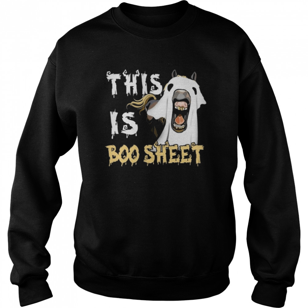 This Is Boo Sheet Horse Halloween 2022 shirt Unisex Sweatshirt