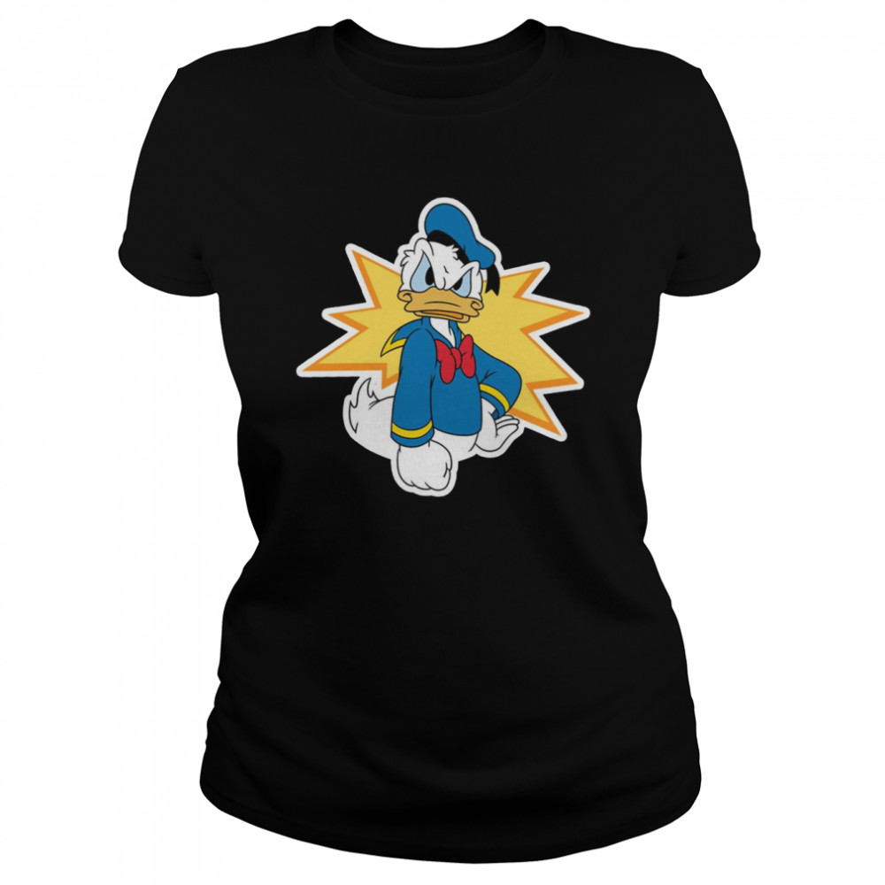 This Is My Happy Face Donald Duck shirt Classic Women's T-shirt