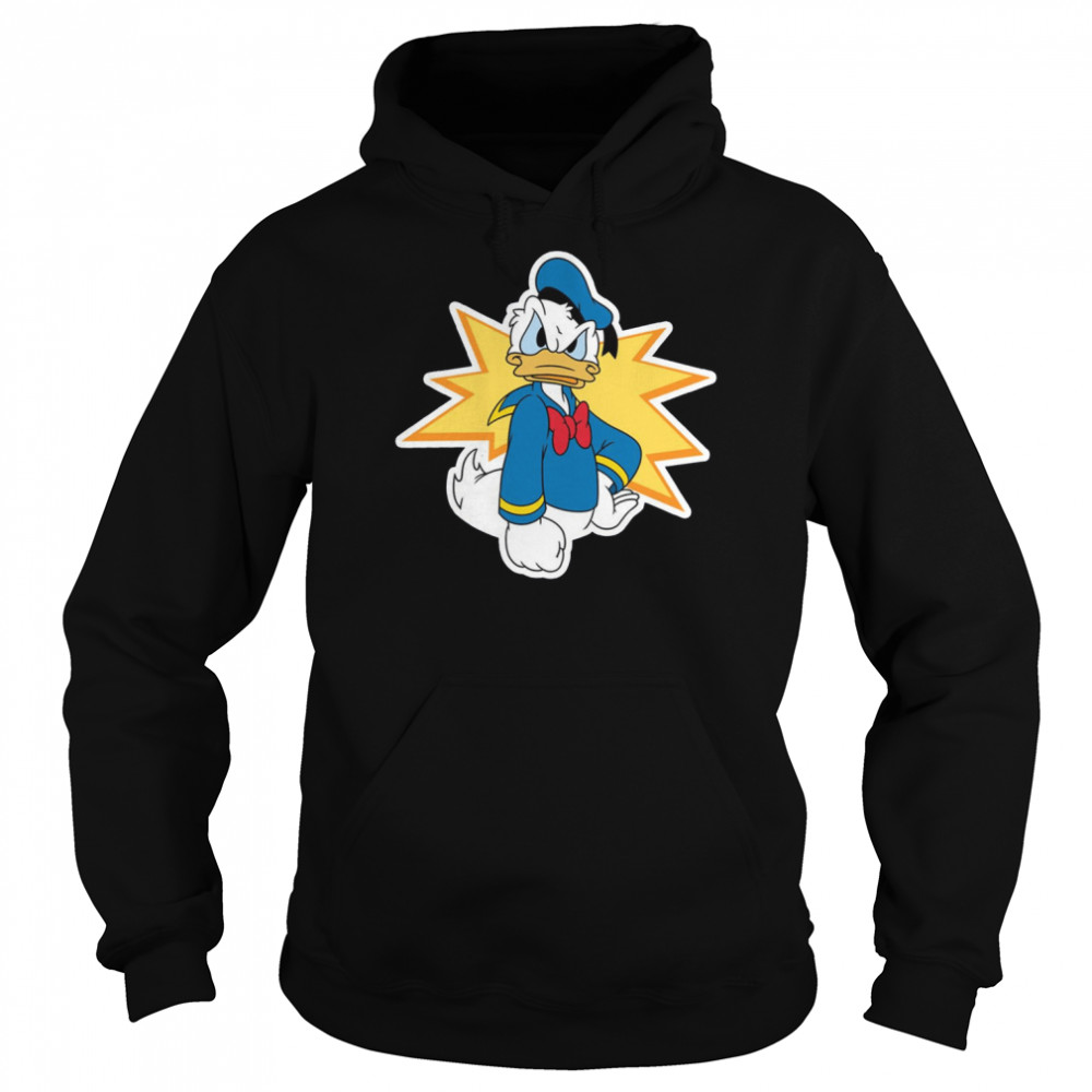 This Is My Happy Face Donald Duck shirt Unisex Hoodie