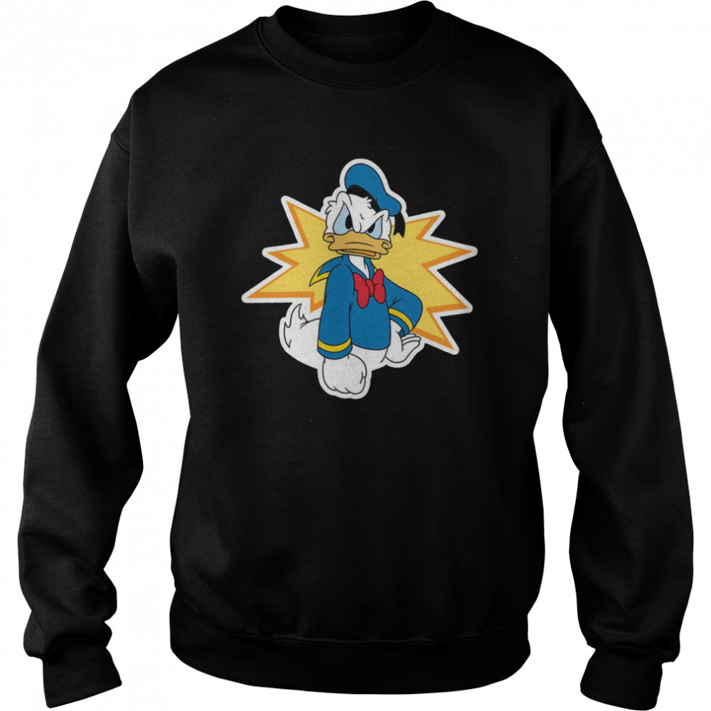 This Is My Happy Face Donald Duck shirt Unisex Sweatshirt