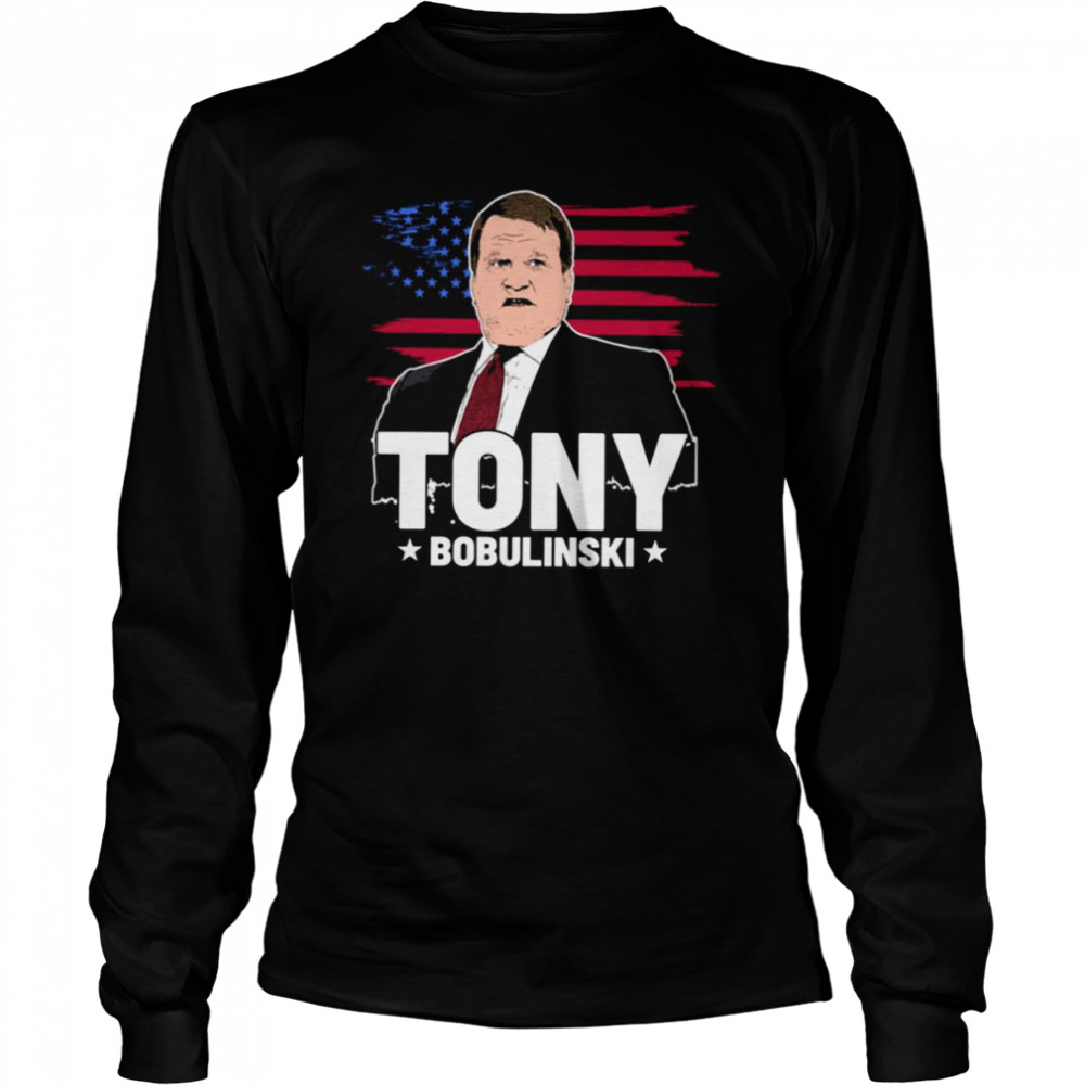 Tony Bobulinski American Flag shirt Long Sleeved T-shirt