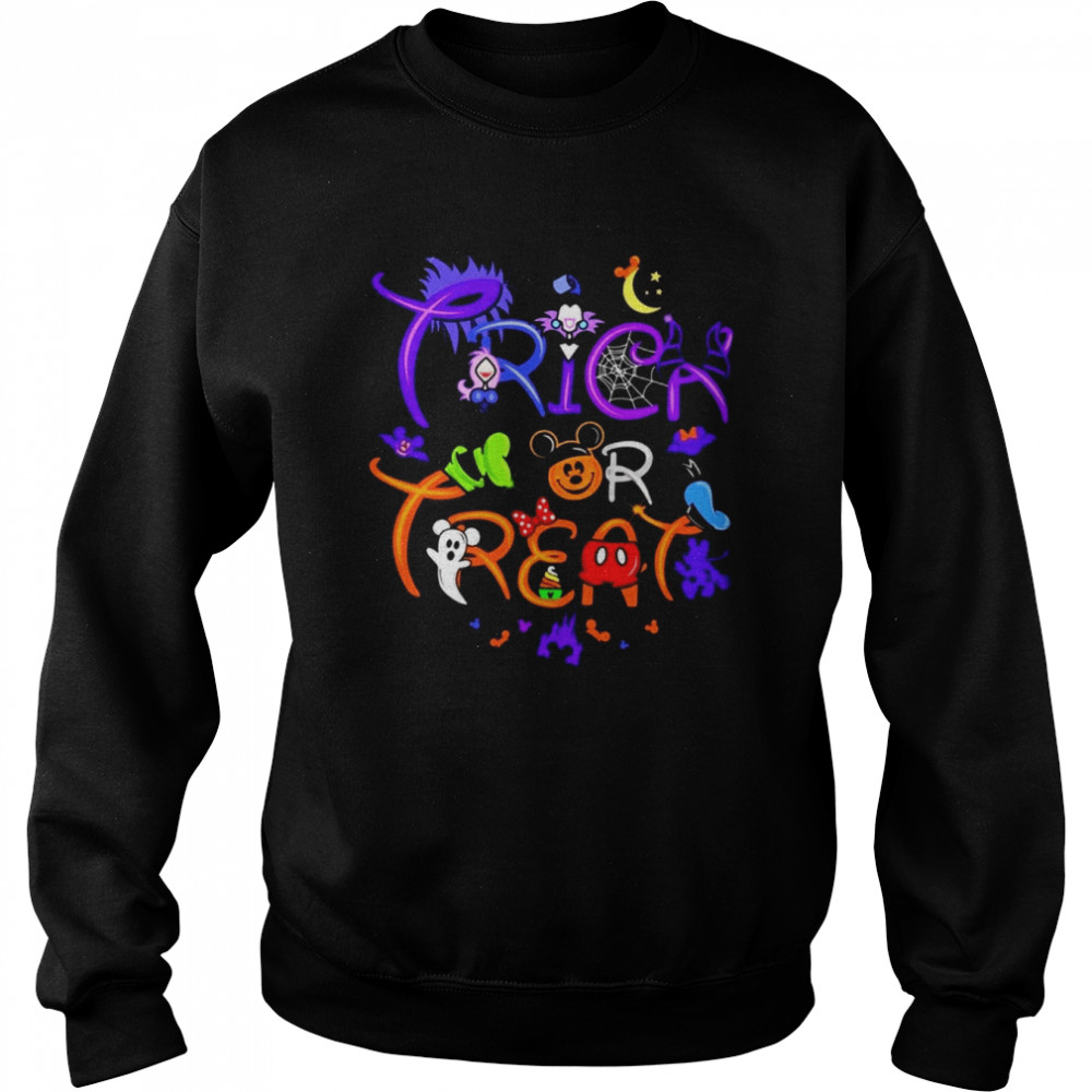 Trick Or Treat Mickey Mouse Halloween shirt Unisex Sweatshirt