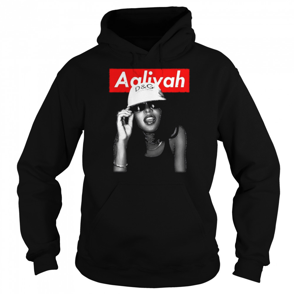 vintage aaliyah music hip hop 90s shirt unisex hoodie