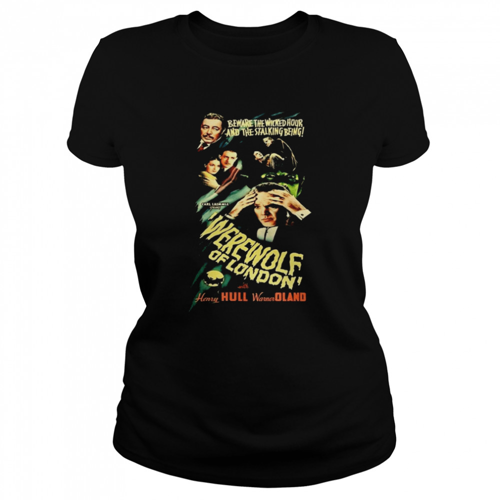 Werewolf Of London Horror Poster shirt Classic Women's T-shirt
