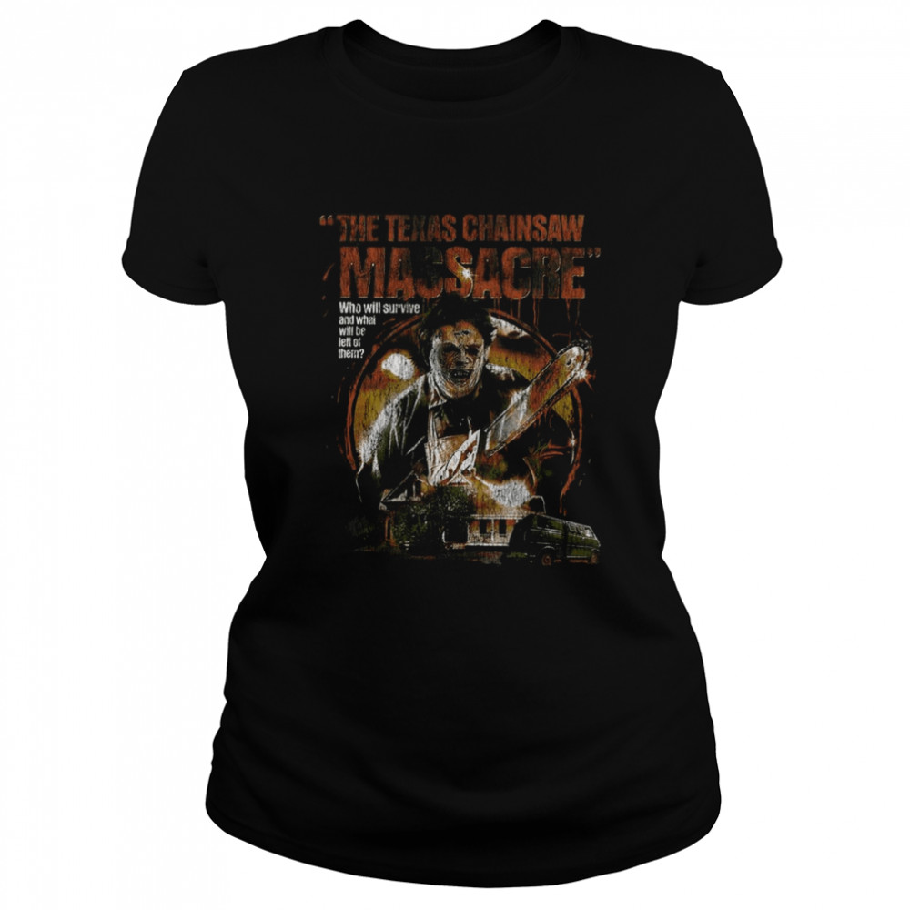 Who Will Survive Massacre Horror Movie shirt Classic Women's T-shirt