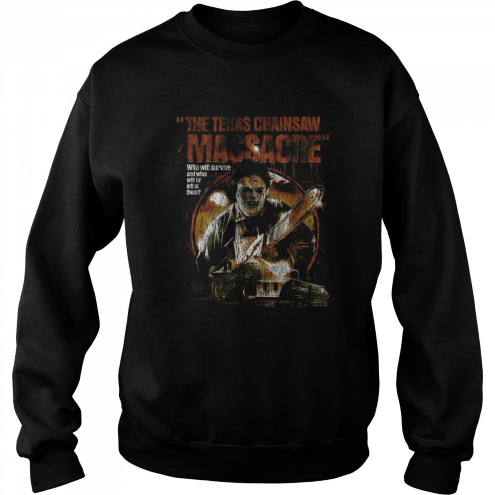 who will survive massacre horror movie shirt unisex sweatshirt