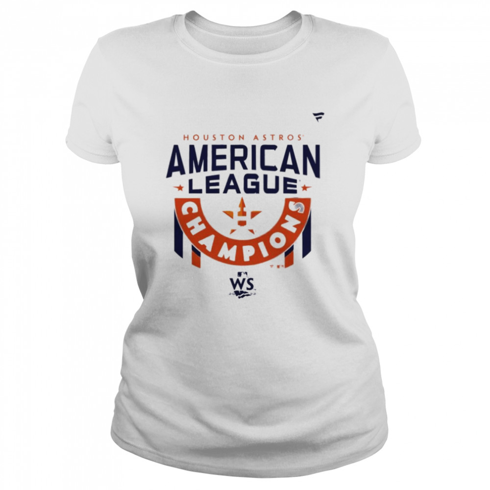 2022 american league champions houston astros locker room classic womens t shirt