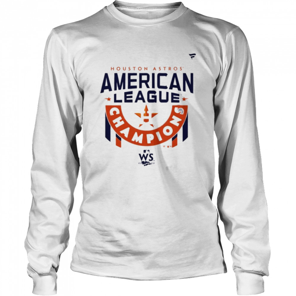 2022 American League Champions Houston Astros Locker Room  Long Sleeved T-shirt