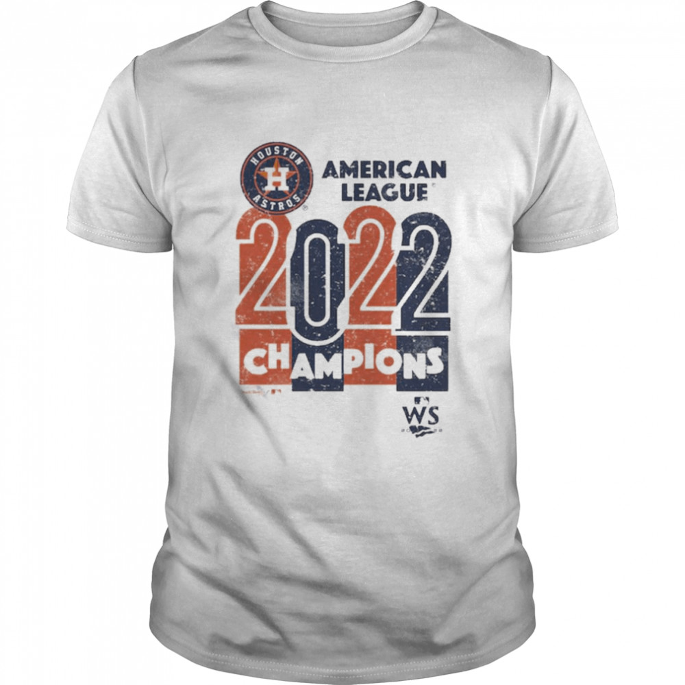 2022 American League Champions Houston Astros Majestic Threads shirt Classic Men's T-shirt
