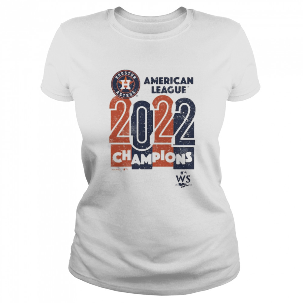 2022 American League Champions Houston Astros Majestic Threads shirt Classic Women's T-shirt