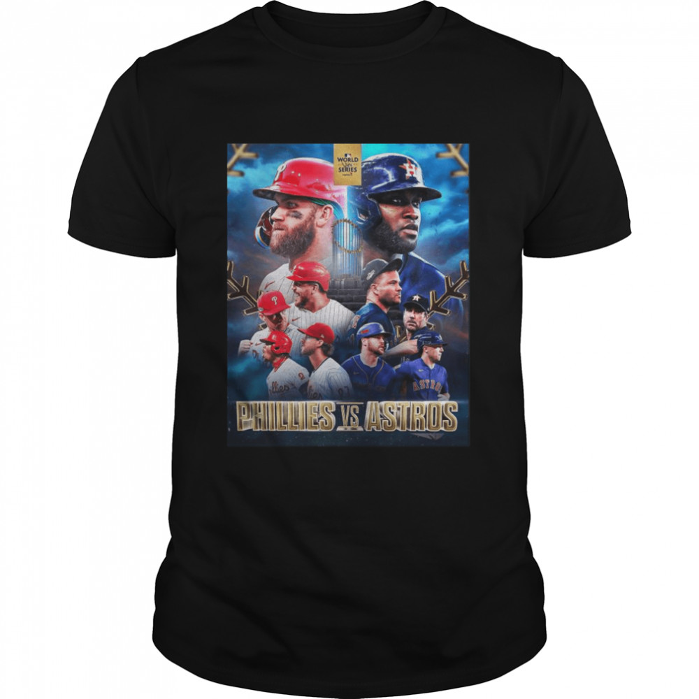 Awesome philadelphia Phillies Vs Houston Astros 2022 World Series  Classic Men's T-shirt